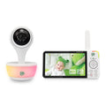 LeapFrog – Monitor de bebé con acceso remoto WiFi 1080p, pantalla de alta definición de 5” 720p, luz nocturna, visión nocturna a color – blanco