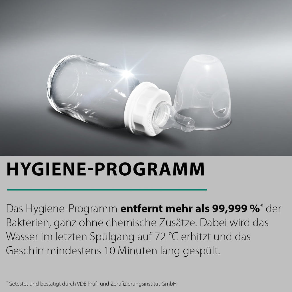 Bauknecht B7F HP43 XA Freistehender Geschirrspüler/ 60 CM/ 15 Maßgedecke/PowerClean Pro-Effektive Hochdruckdüsen/Natural Dry-Automatische Türoffnung-Bessere Trocknung/Maxi Space-Mehr Innenraum