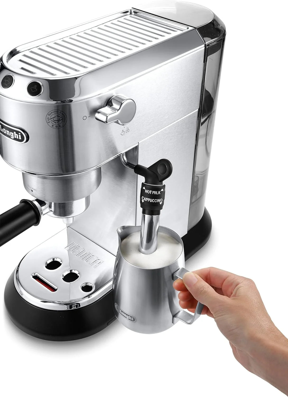 De'Longhi EC685M Dedica Deluxe Automatic Espresso Machine,35 oz, 1, Metallic