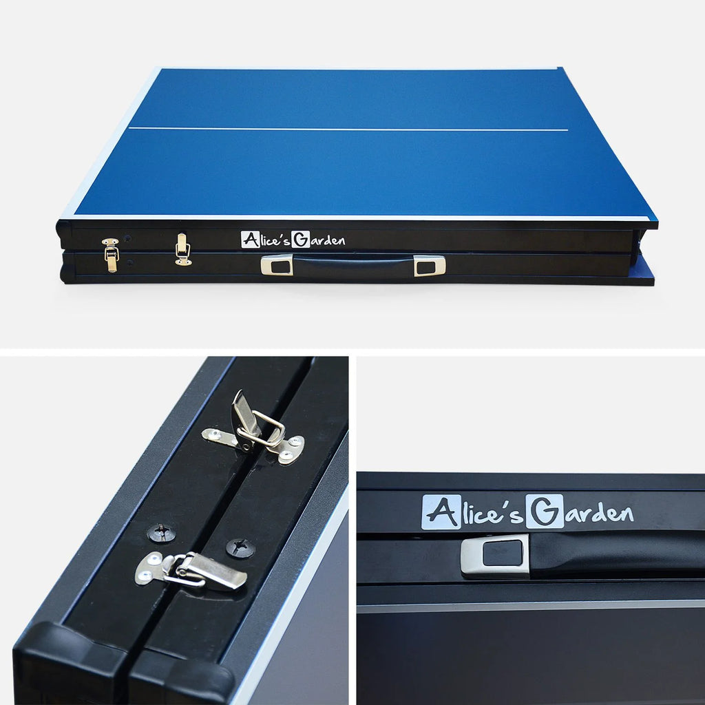 Mini Mesa De Ping Pong De Interior, Azul, 150x75