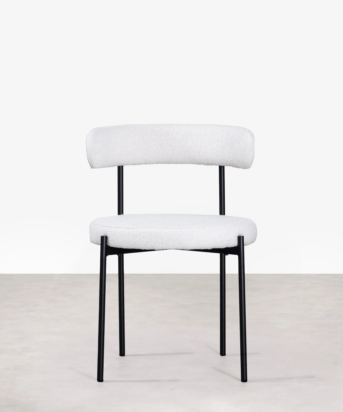 Silla de Comedor en Tela y Metal Alexia