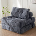 8 Corduroy Folding Couch Sofa Bed,Single