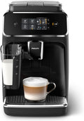 Philips Domestic Appliances 2200 Serie EP2231/40 Kaffeevollautomat, 3 Kaffeespezialitäten (LatteGo Milchsystem) 1500 Watt, 1.8 Liter, 37.1 x 24.6 x 43.4 cm, Klavierlack-schwarz