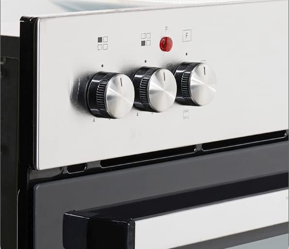 PKM Einauherdset BIC3-IGKIX-2 | Edelstahlblende | Glaskeramikkochfeld 60cm | 3 Backofenfunktionen | Energieeffiziezklasse A