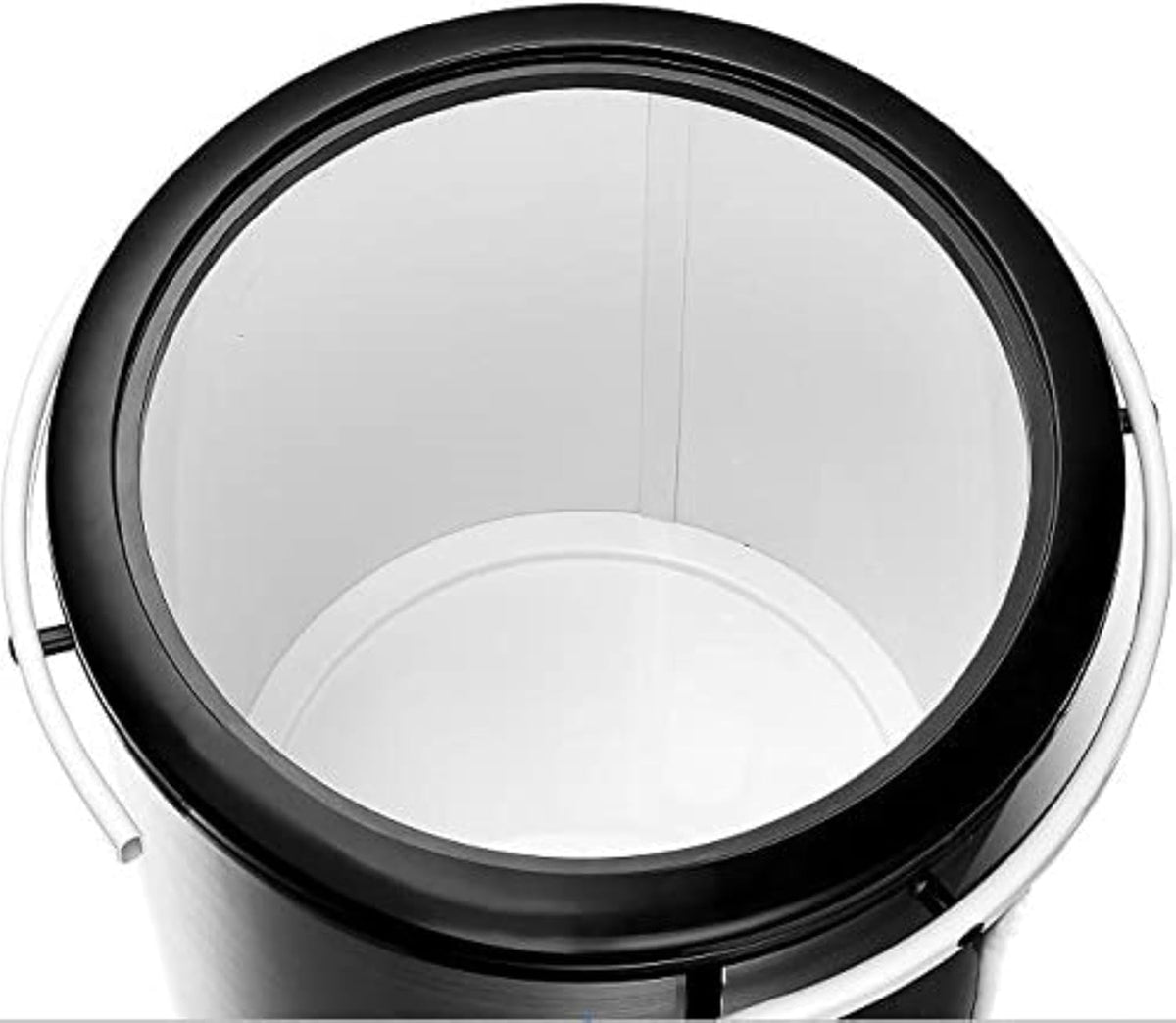 Syntrox 50 l Kühlfass | Kühltonne | Getränkefass | Partycooler | Flaschenkühler Salaron, für Veranstaltungen, mit Glasdeckel, Temperaturanzeige, 75 Watt (Schwarz)