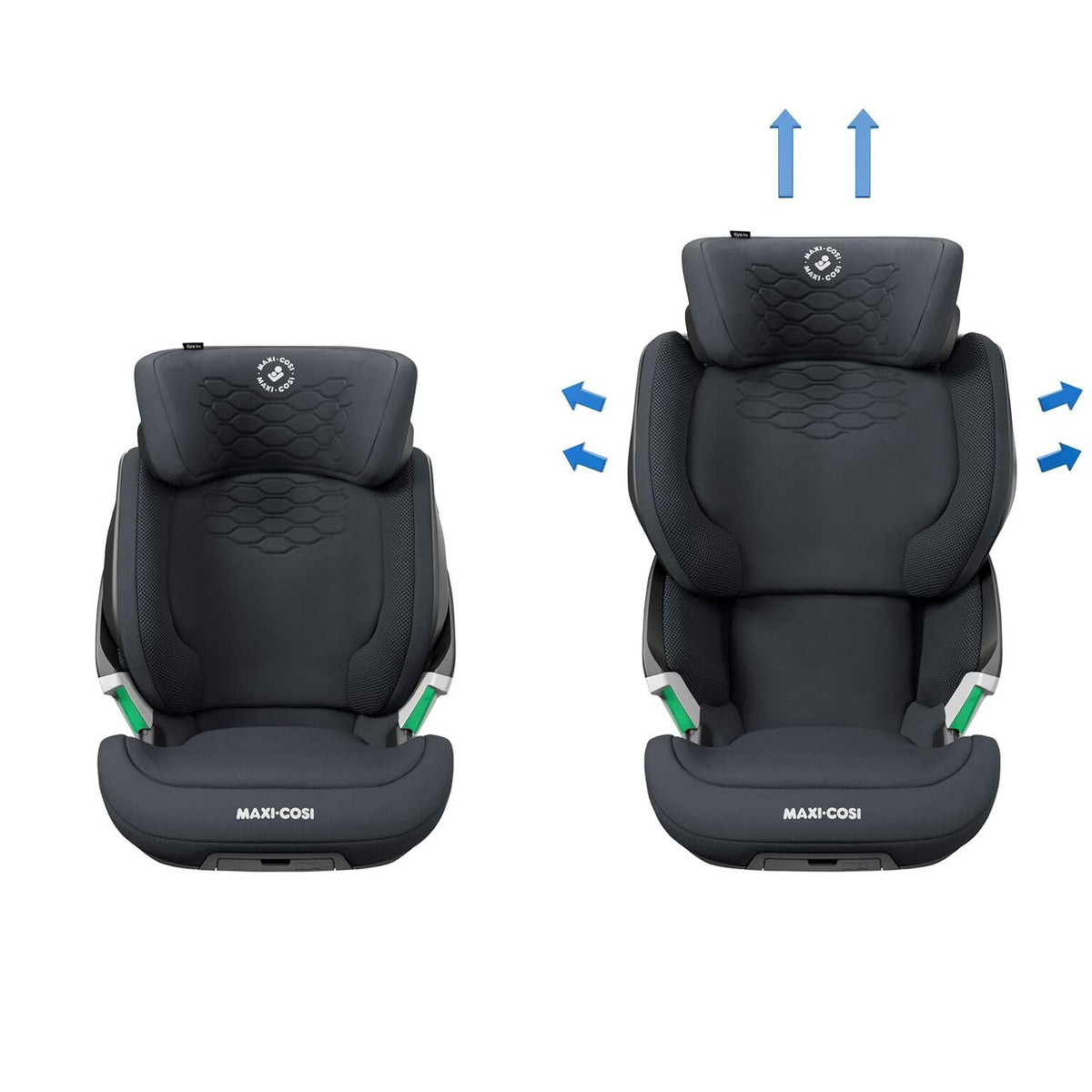 Maxi-Cosi Kore Pro i-Size Kindersitz, 3.5–12 Jahre, 100–150 cm, ClickAssist Licht, Verstellbare Höhe/Breite, Side Protection System+, Authentic Cognac
