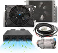 Gouku Universal-Klimaanlage, 12 V, nur Kühlfunktion, universelle Passform, Van, Taxi, automatische Wohnmobile, LKW, elektrisch, AC, energiesparend, Schwarz
