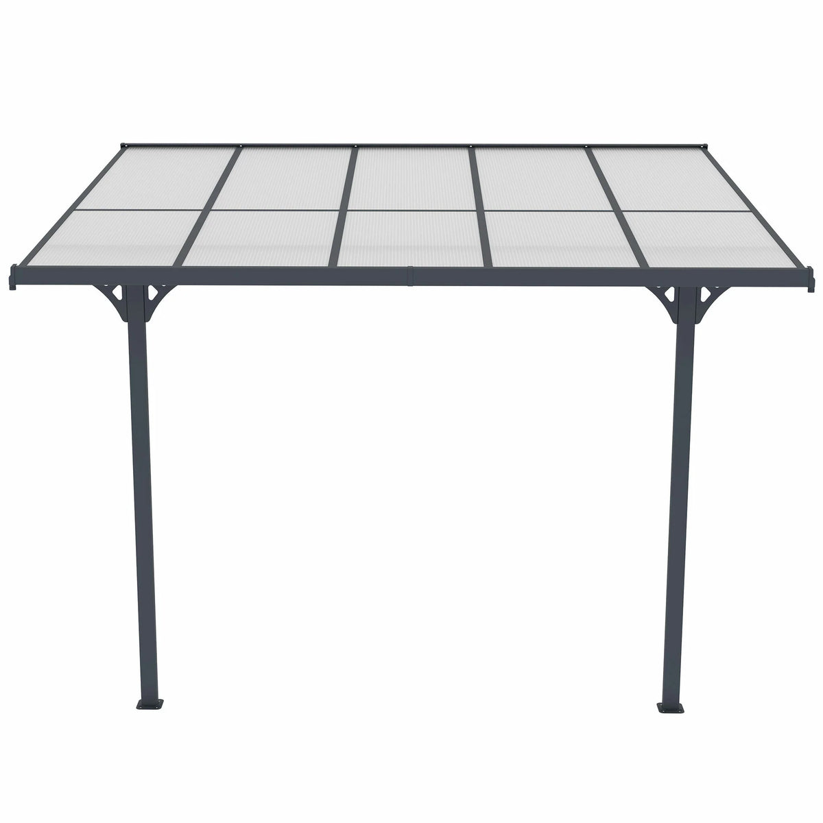 Fornorth Terrassenüberdachung 313x254x220-260cm
