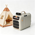 Tragbare Klimaanlage, Camping Klimagerät mit Heizfunktion, Geringer Energieverbrauch, 8-10㎡ Kühlfläche, Einstellbare Temperatur, für Zelt Camper Van cool AC110V