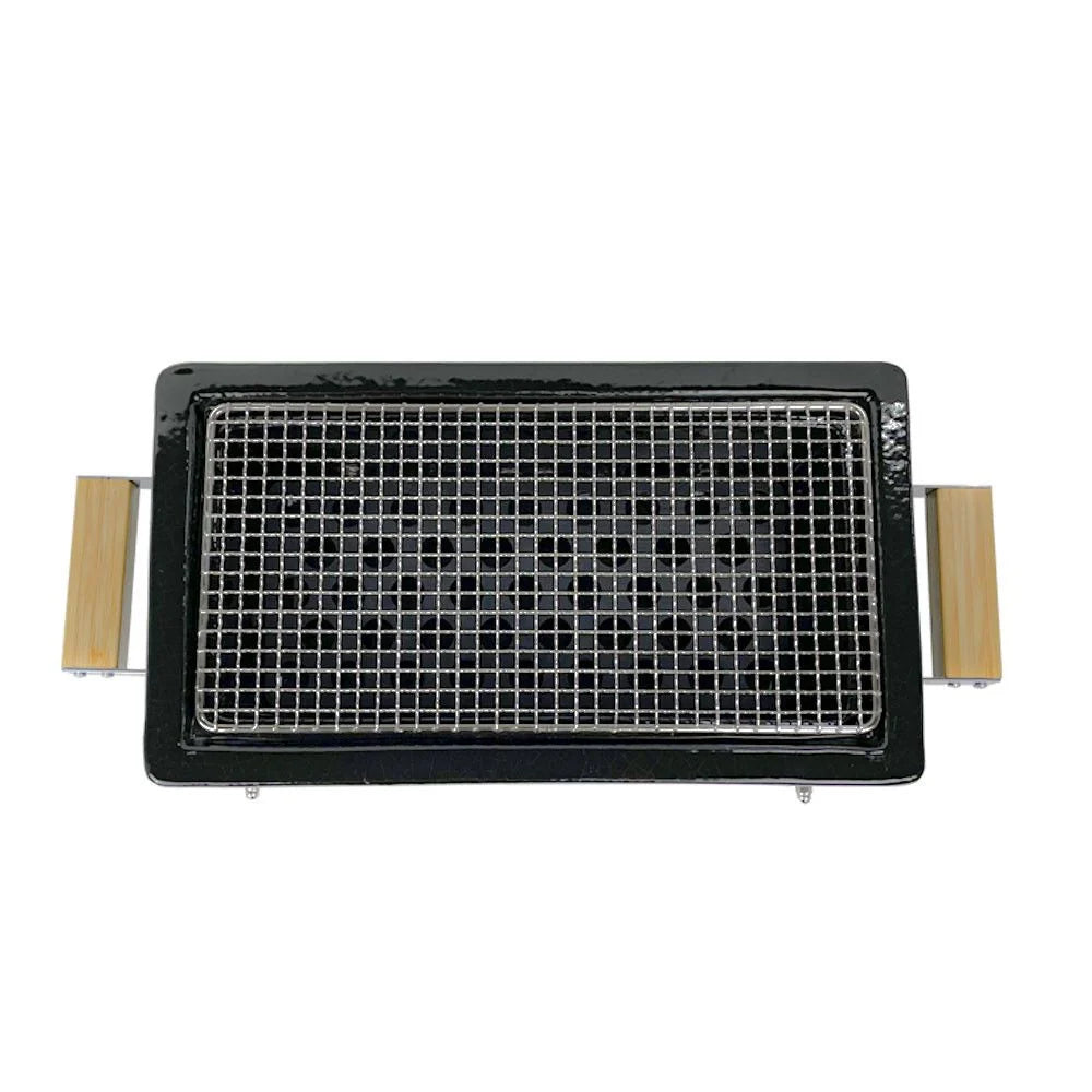Parrilla De Mesa Rectangular Japonesa Tradicional Sumibi