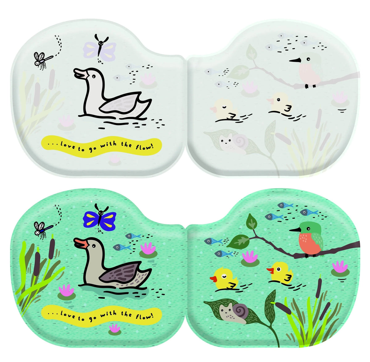 Shaped Badebuch "Duck & Friends"