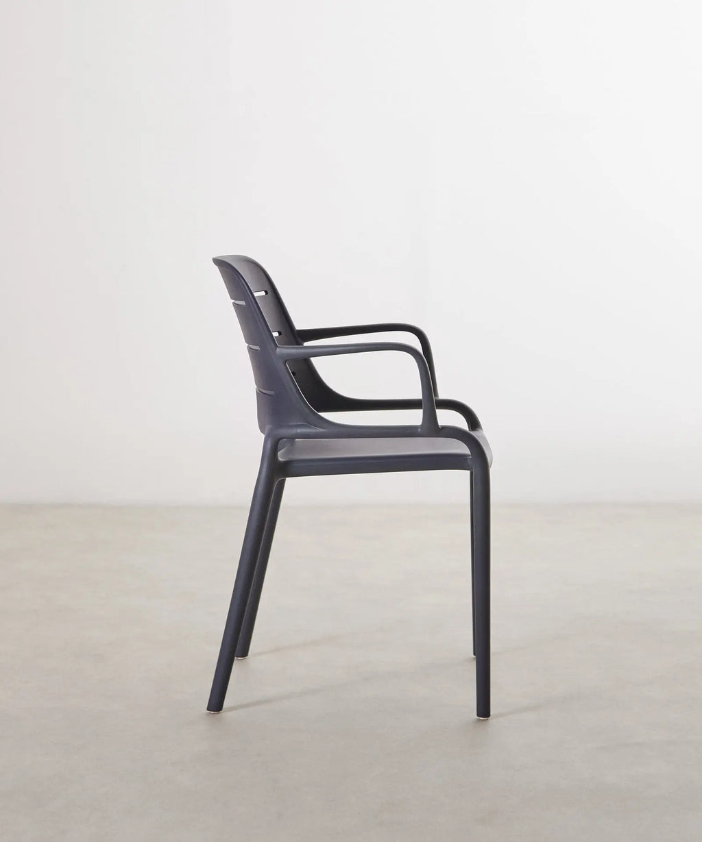 Silla de Polipropileno con Reposabrazos Mila