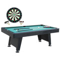 Mesa de Billar Barrington Arcade de 84" con Juego de Dardos de Regalo, Verde