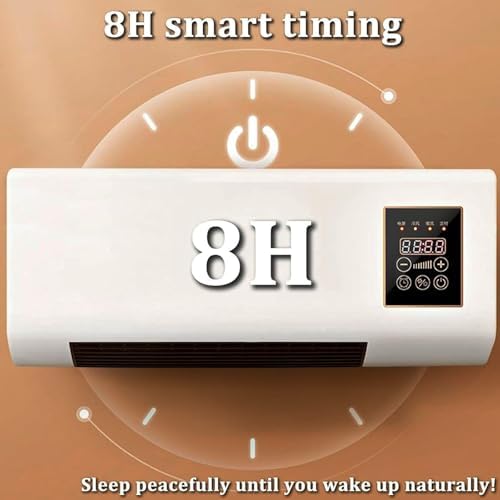 2-in-1 Mini Split AC, Kühl- und Wärmewandmontierte Einheit.Super leise tragbare Klimaanlage mit Fernbedienung.Tool-Free Setup für Home Office Schlafzimmer.Energieeffiziente 5-Min-Installation.Leichtes