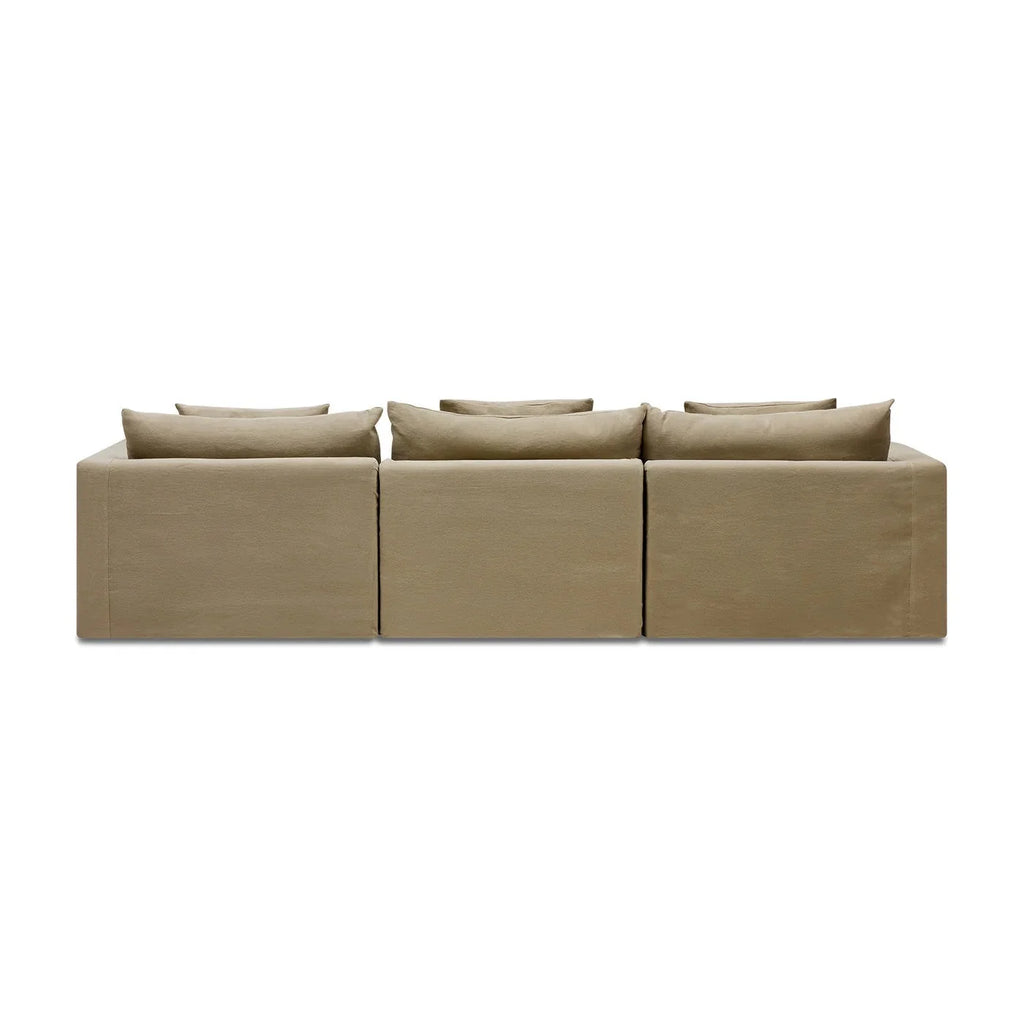 Nismaaya Cape Modular Sofa Warm Stone 3 Seater