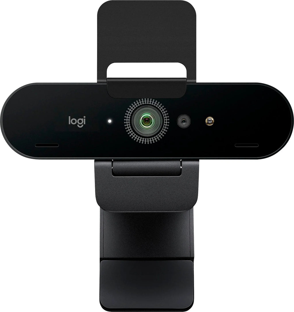 Logitech - Webcam 4K Pro 4096 x 2160 con Micrófono con Cancelación de Ruido - Negro