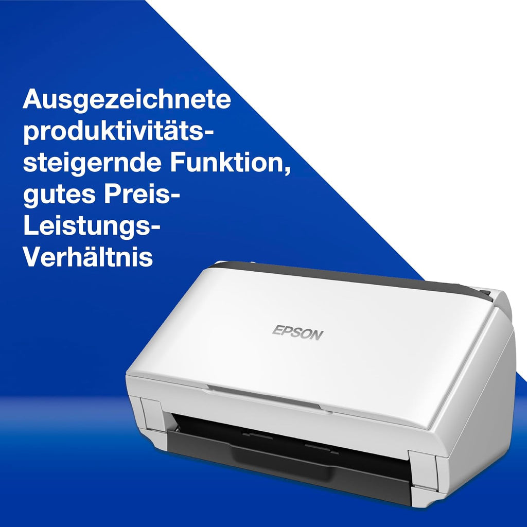 Epson WorkForce DS-410 Dokumentenscanner (Scanner, DIN A4, beidseitiges Scannen in einem Durchgang, 600dpi, USB 2.0)