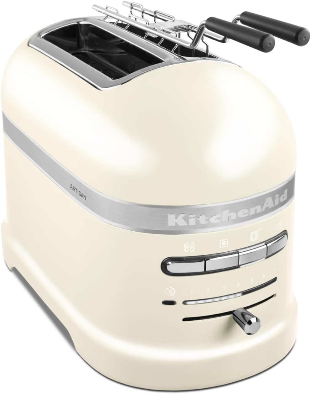 KitchenAid Toaster für 2 Scheiben mit Sandwich-Zange | Artisan | Retro Toast Machine | Verschiedene Funktionen und Bräunungsstufen | Grün