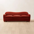 Alton 3 Seater Teak Wood & Fabric Sofa