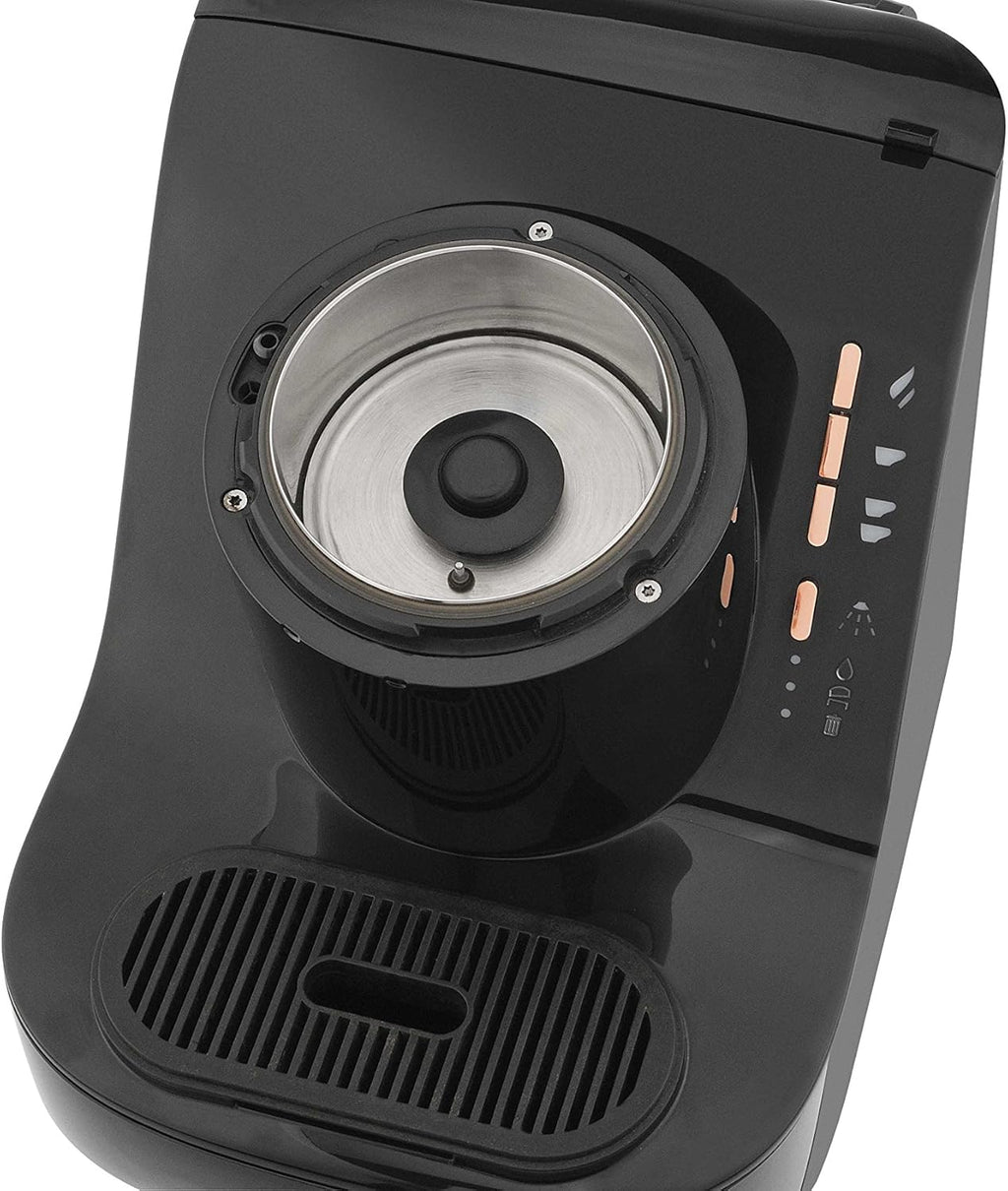 Arzum Okka Türkischer Kaffeemaschine, Vollautomatisch, 3 Tassen Größen, Selbstreinigungsfunktion, 950 ml Wassertank, Überschutzsensor, Kompaktes Design, Schwarz-Gold