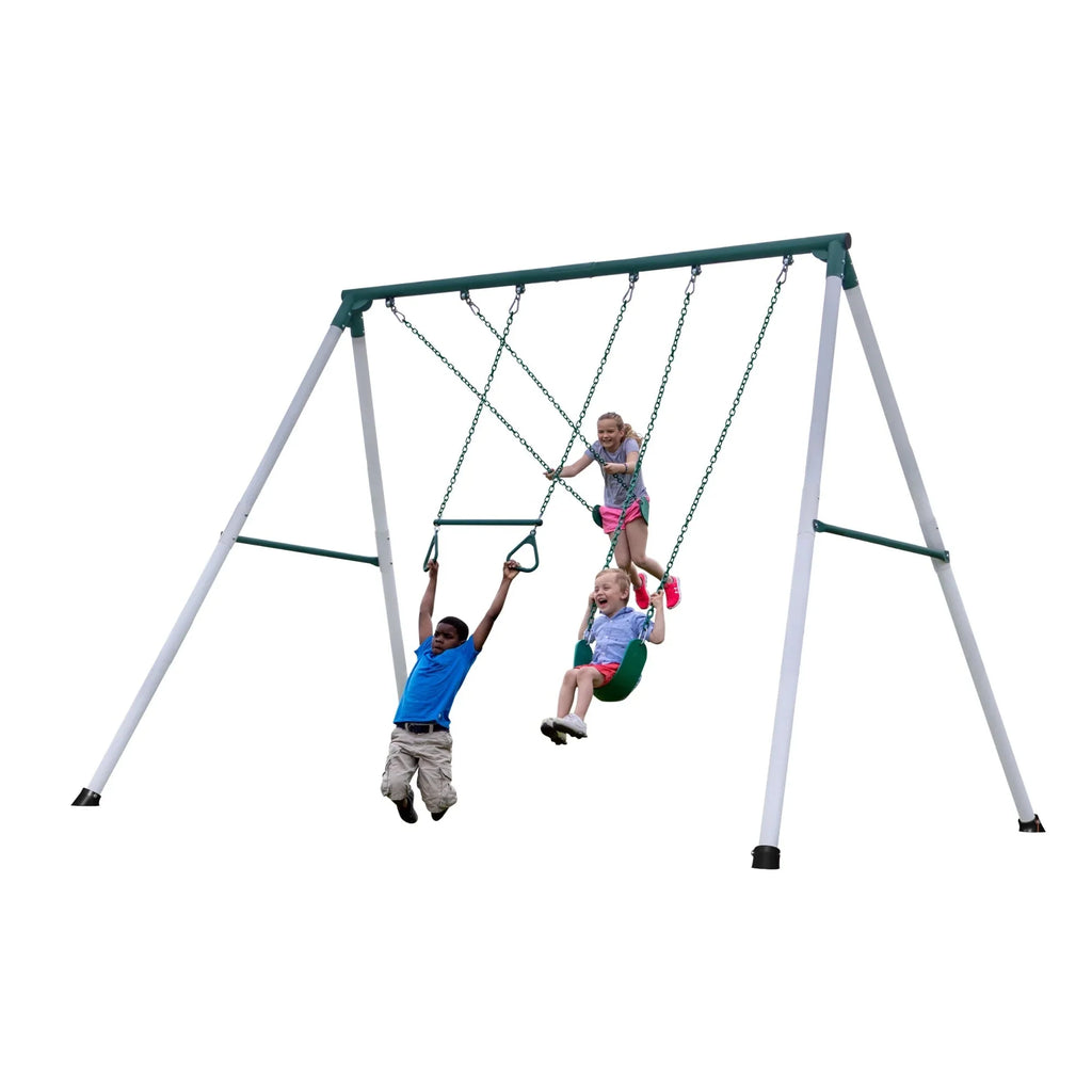 Columpio de Metal Backyard Discovery Big Brutus de Alta Resistencia con Estructura Tipo A