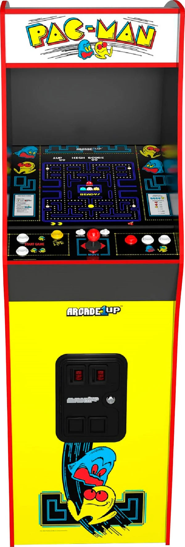Arcade1Up – Máquina Arcade PAC-MAN Deluxe – Amarilla