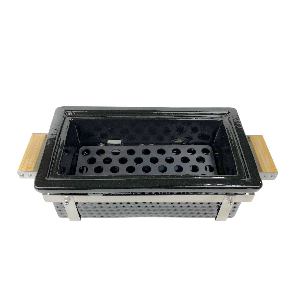 Parrilla De Mesa Rectangular Japonesa Tradicional Sumibi