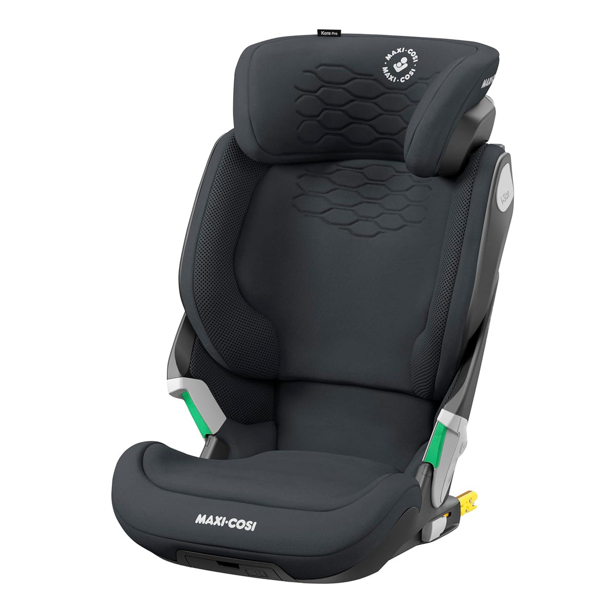 Maxi-Cosi Kore Pro i-Size Kindersitz, 3.5–12 Jahre, 100–150 cm, ClickAssist Licht, Verstellbare Höhe/Breite, Side Protection System+, Authentic Cognac