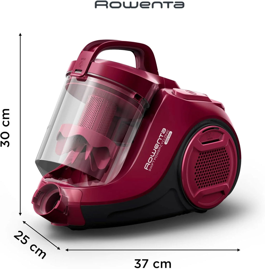 Rowenta Swift Power RO2981 Total Care – Aspiradora Sin Bolsa con Sistema Ciclónico