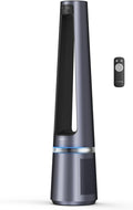 Rowenta QU5062 Eclipse 3in1 Luftreiniger, Heizlüfter, Ventilator, filtert 99,9% der Partikel, für 30 m2 Raumgröße, schnelle Heizung bis zu 35°C, automatischer Tag- und Nachtmodus, Schwarz/Grau