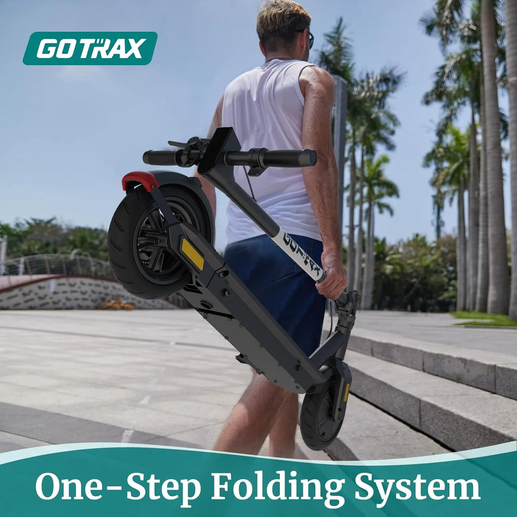 Patinete eléctrico para adultos, ruedas neumáticas de 8.5 pulgadas, alcance máximo de 14/18 millas, velocidad máxima de 15.5/18 MPH, motor de 300 vatios, con control de crucero, plegable