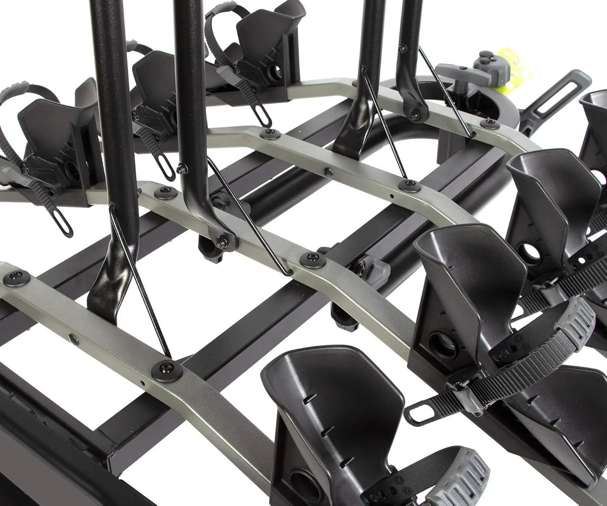 BUZZRACER 4 porte-vélos attelage plateforme, stable et facile à installer