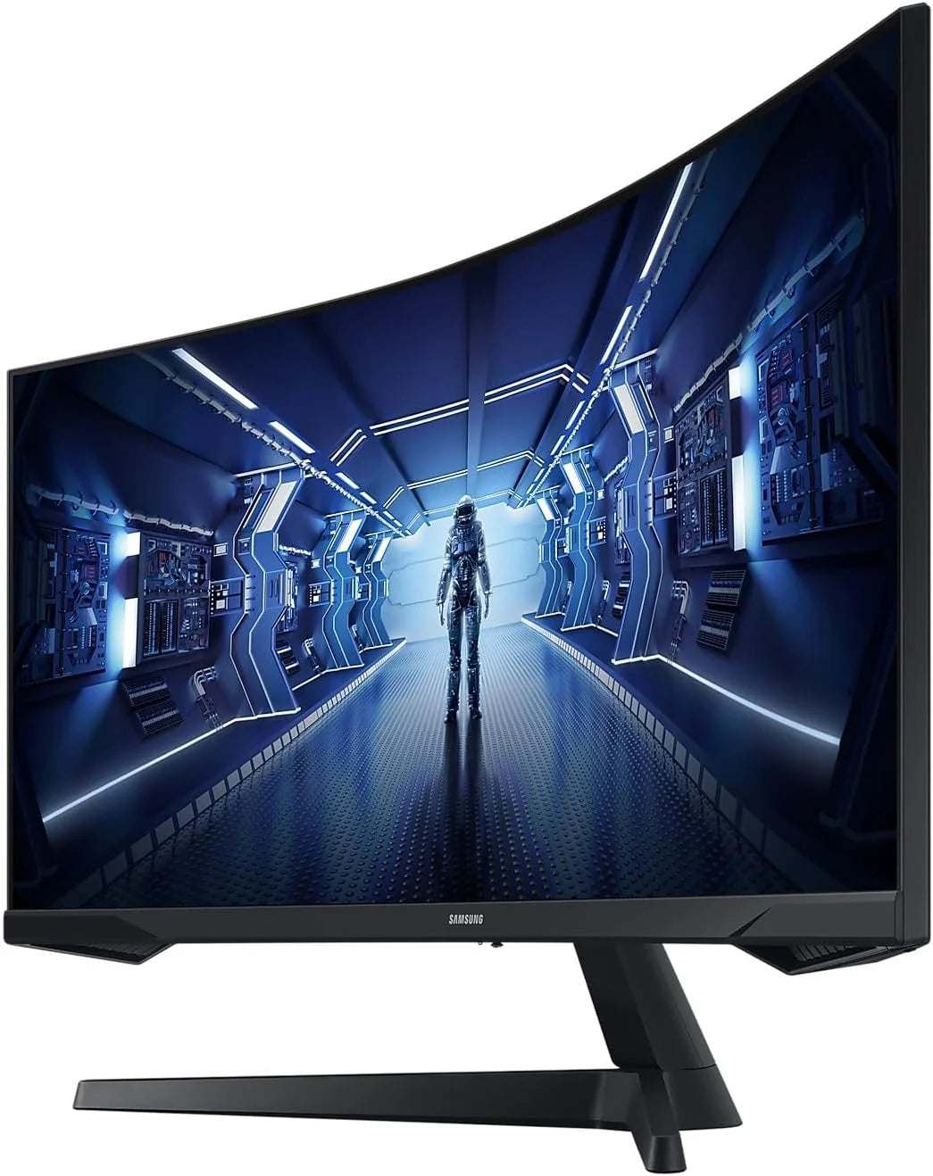 Ecran PC Odyssey G55T 34'' 165Hz, 1ms, Dalle VA 1000R, UWQHD 3440x1440, 2500:, 250cd/m2, AMD FreeSync Premium, Pied Ajustable,HDMI, DisplayPort