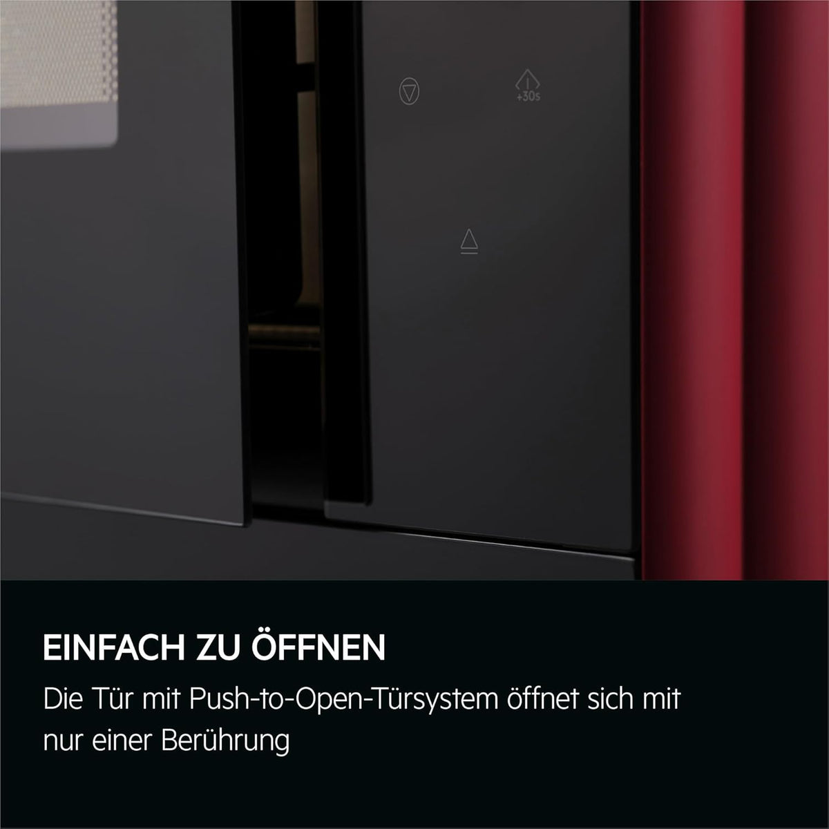 AEG Einbau-Mikrowelle Serie 6000 mit Steam Set - 60 cm - 17 L Garraum - Touch-Bedienung - Display mit Uhr - Auftau-Funktion - Drehteller Ø 272 mm - Schwarz - TB6SM171DB