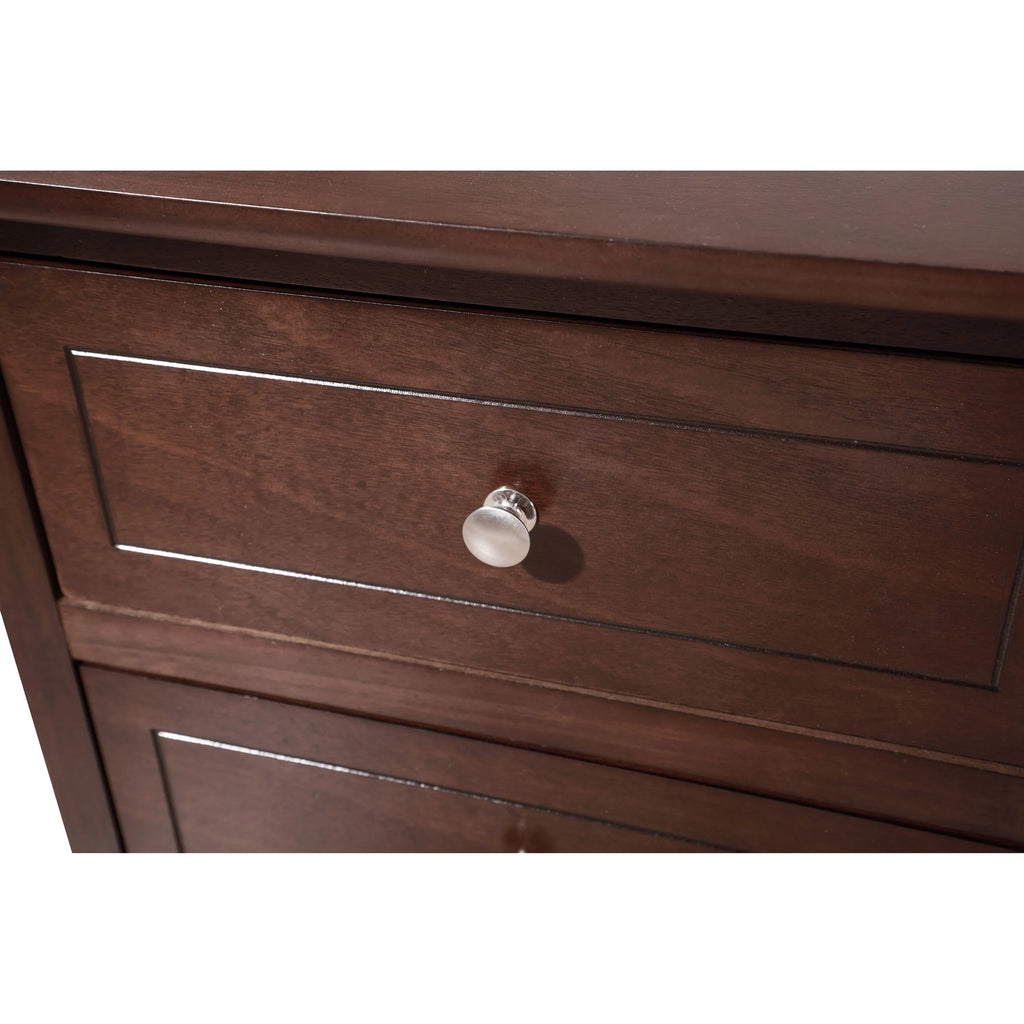 Daniel 3-drawer Transitional Wooden Nightstand