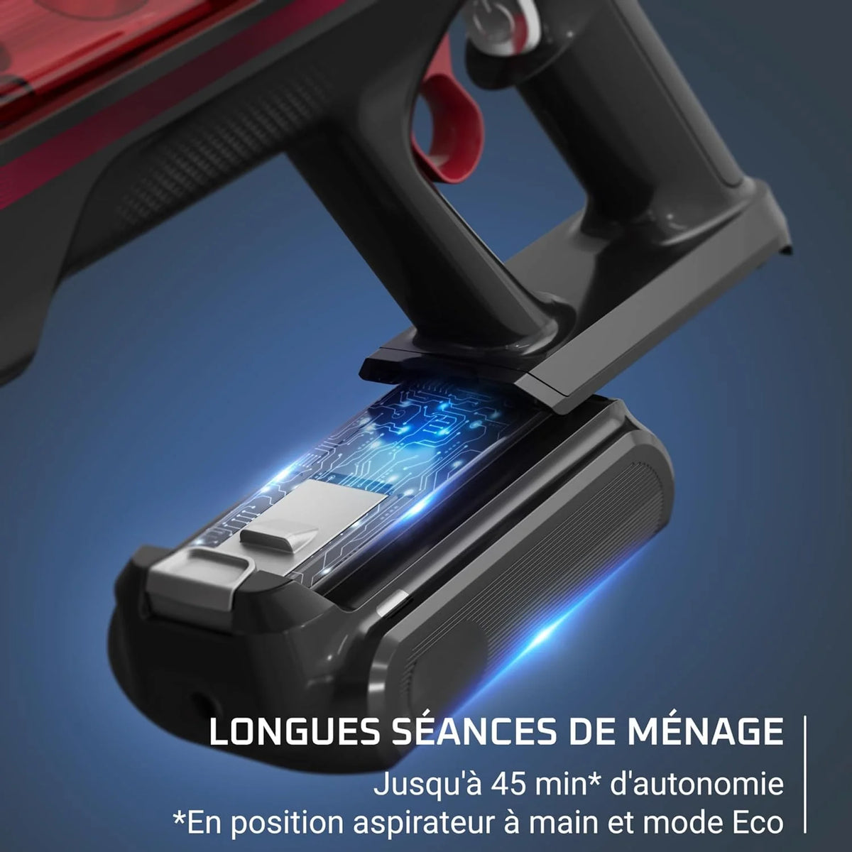 Rowenta X-Force Flex9.60, Aspirateur balai sans fil multifonction, Performant avec 100AW, Autonomie 45 minutes, Ultra léger, Tube Flex, RH2099WO