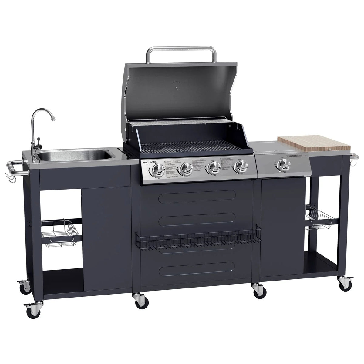 Cocina Exterior Texas - 4+1 Quemadores