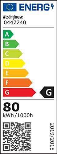 132 cm Deckenventilator Bendan 72220 mit Einzelleuchte und fünf Flügeln, Ausführung in seidenmattem Chrom mit Opalmilchglas