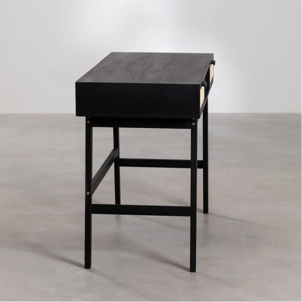 Noir Solidwood Study/Console Table