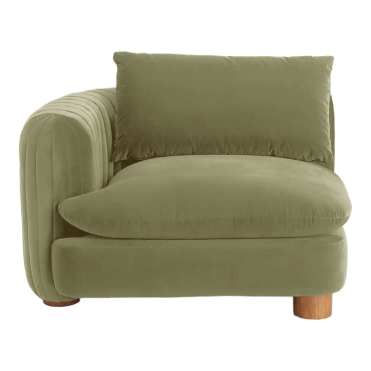 ComfyTrio 2 Seater Teak Wood Sofa