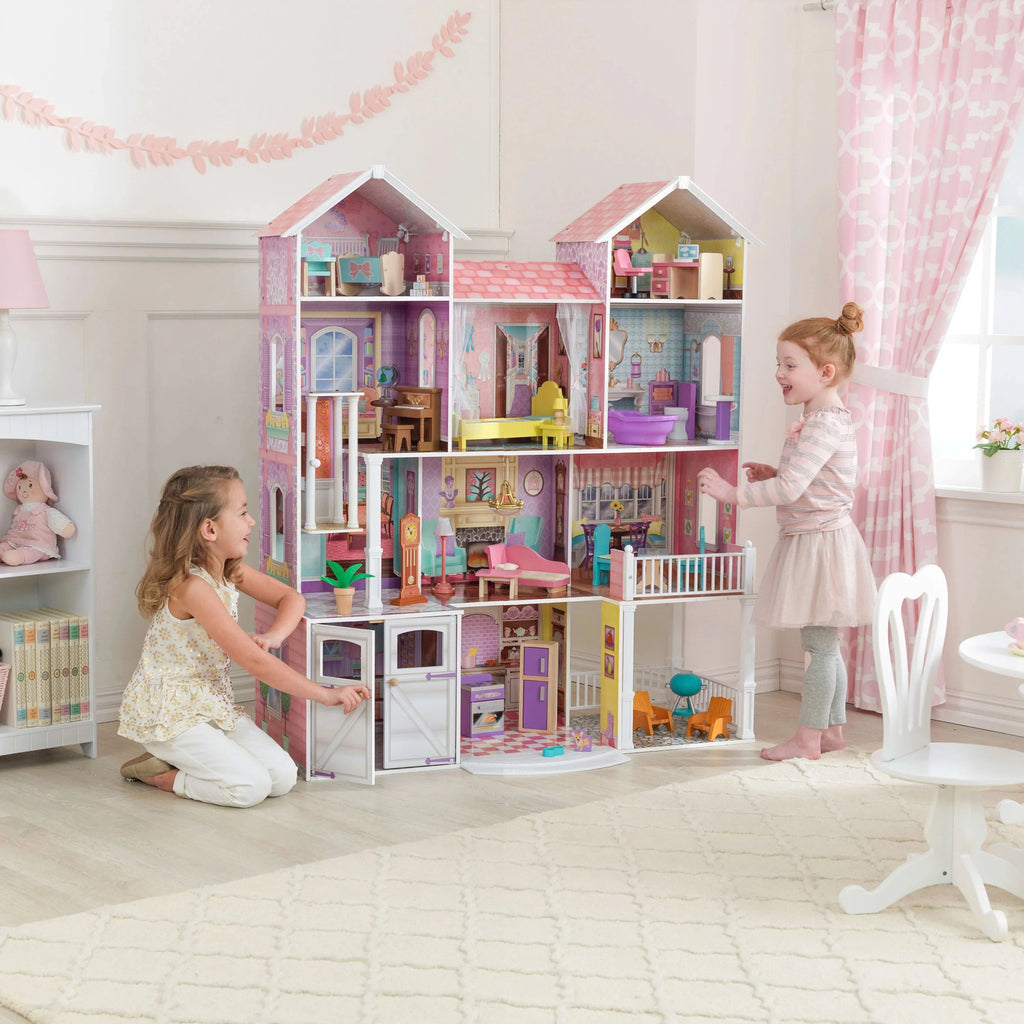 Casa de Muñecas de Madera KidKraft Country Estate con 31 Accesorios
