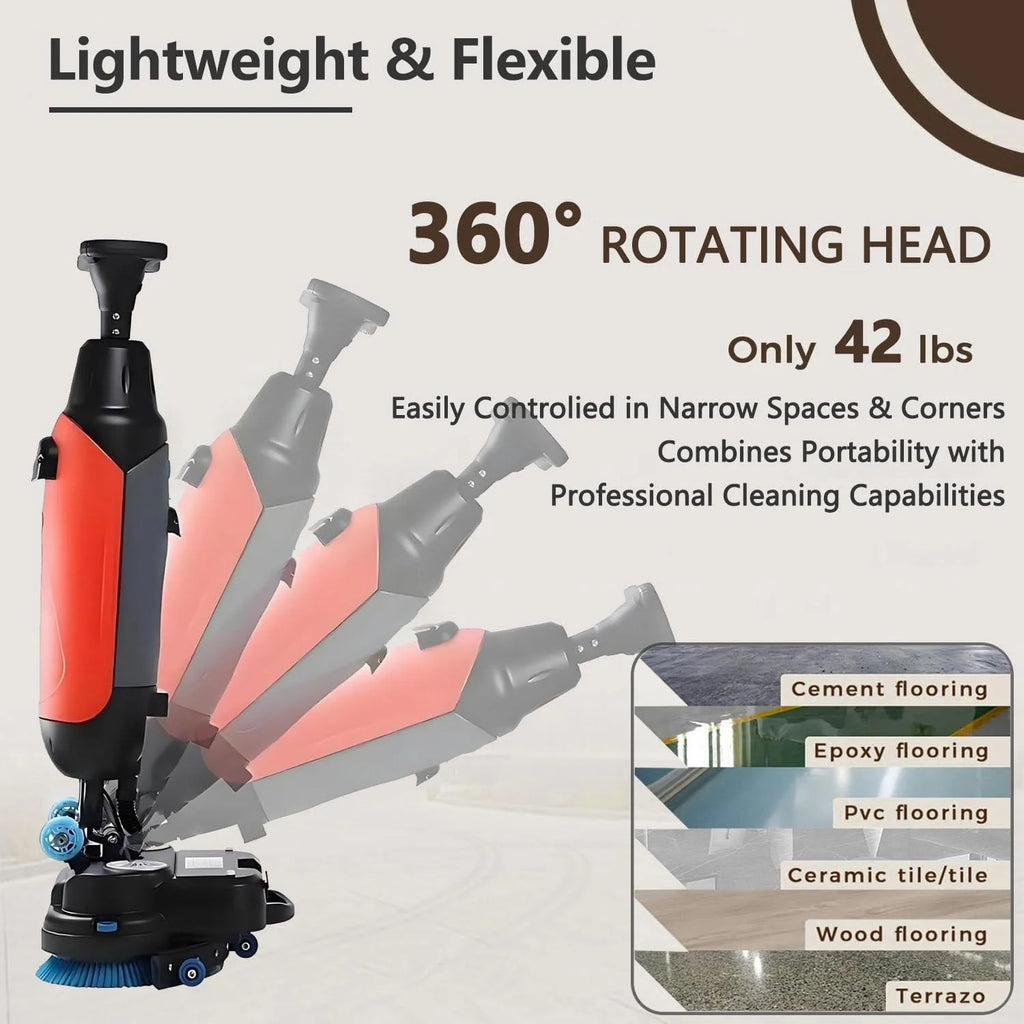 Polisseuse de sols professionnelle rotative double brosse nettoyage industriel
