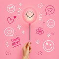 Bubbly Light SMILEY WORLD® rosa