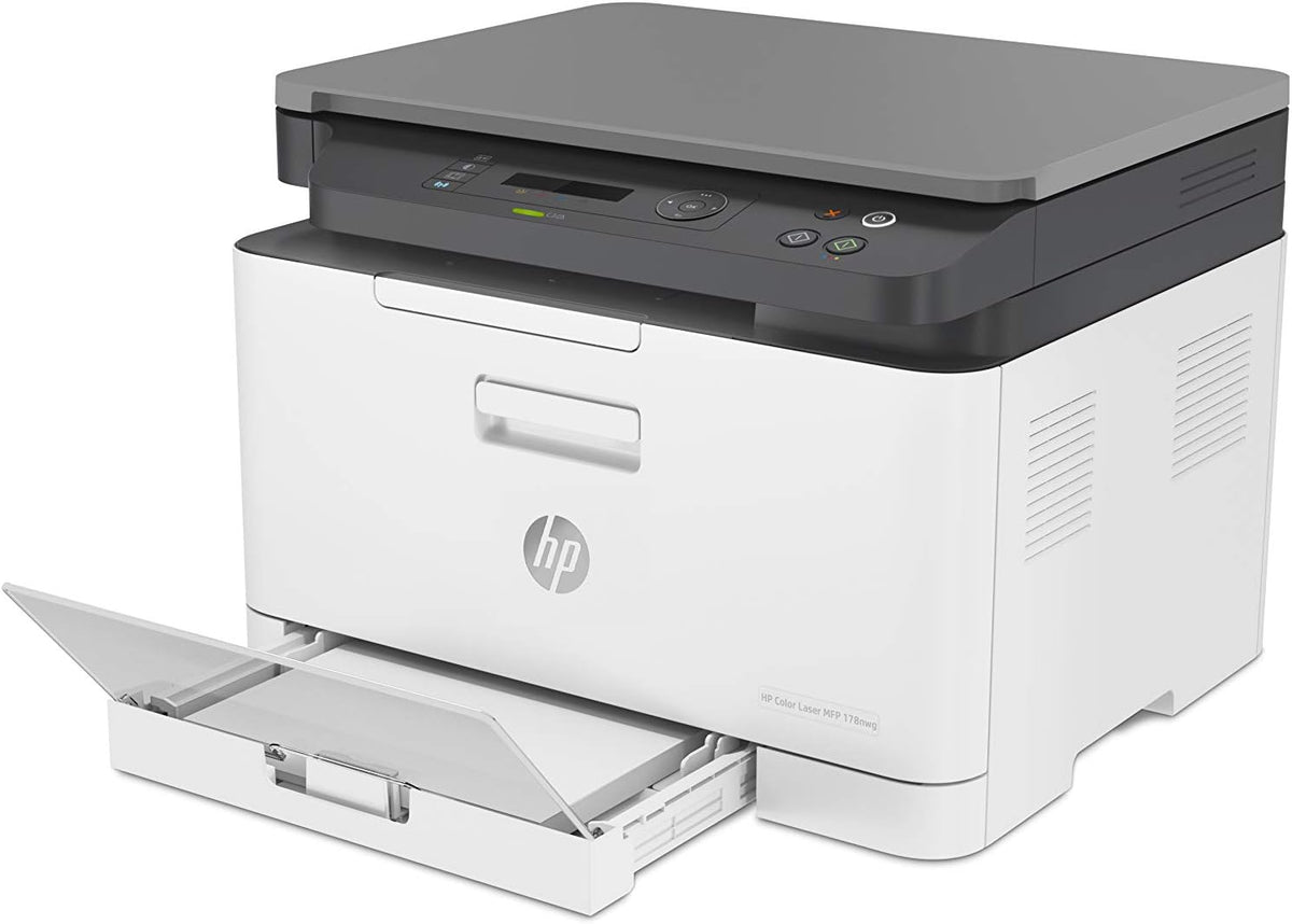 HP Color Laser 150nw Farb-Laserdrucker (Drucker, USB, LAN, WLAN),weiß-grau