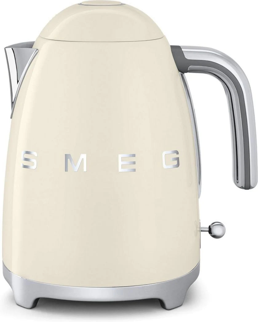 Ensemble grille-pain et bouilloire Smeg TSF02CRUK KLF01CRUK style rétro années 50, couleur crème