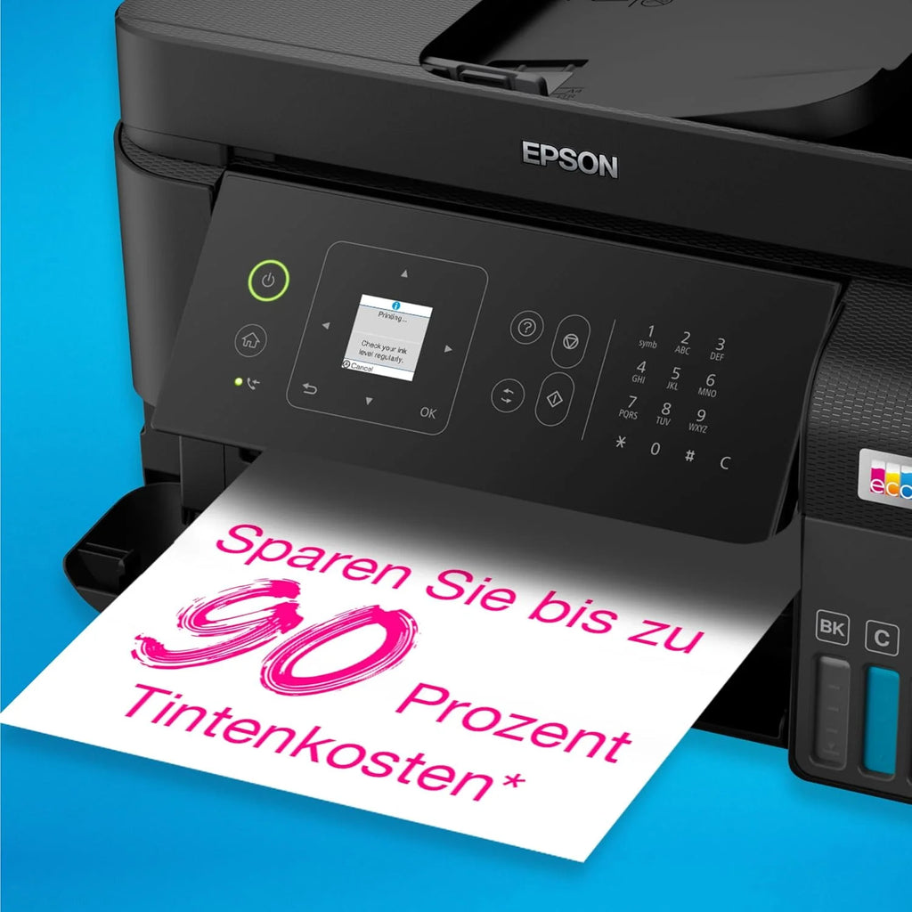 Epson EcoTank ET-4800 A4-Multifunktions-Wi-Fi-Tintentankdrucker, mit einem im Lieferumfang enthaltenen Vorrat an Tinten bis zu 3 Jahren