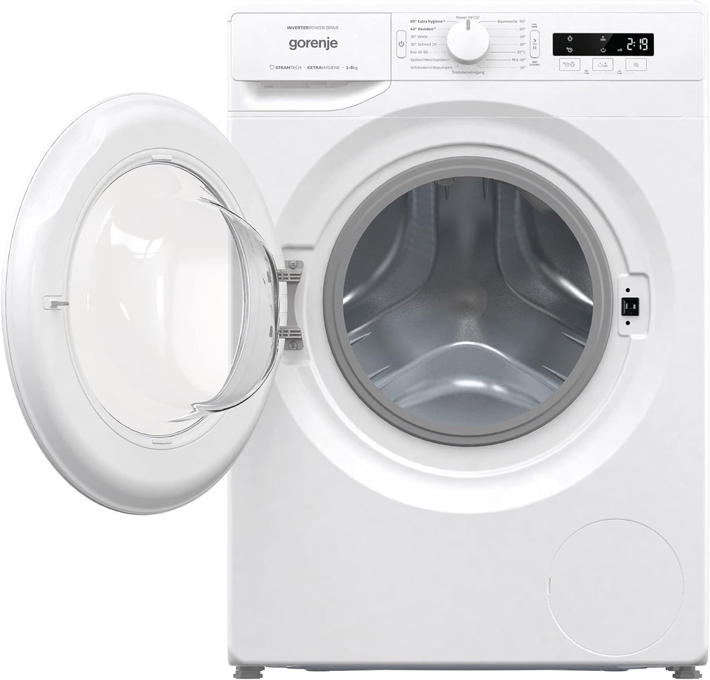 GORENJE WNPI84APS Waschmaschine LED Display Inverter PowerDrive Motor AquaStop Dampffunktion 16 Programme