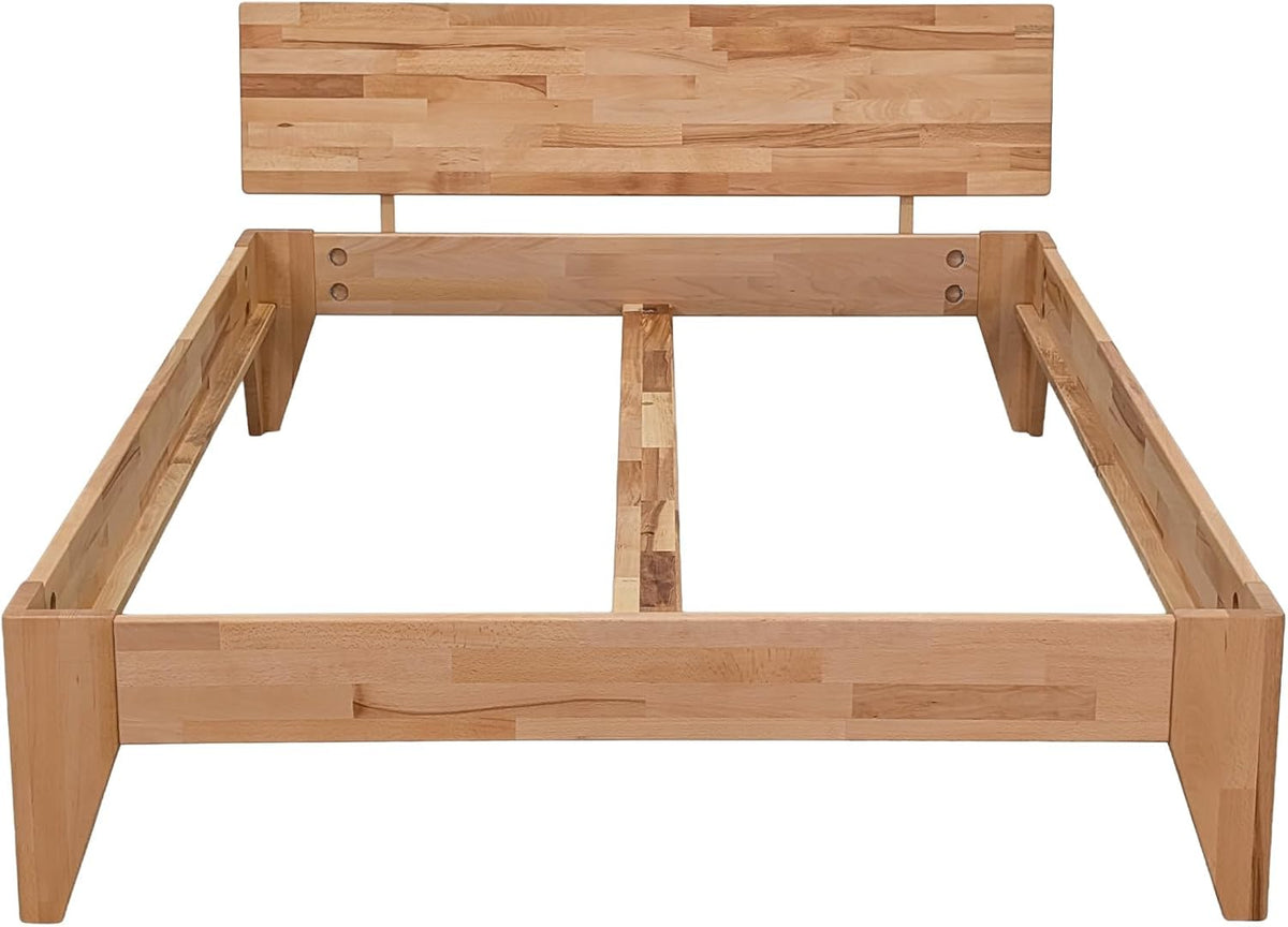 Betten-ABC Massivholzbett Rustica - 180x200 cm - Kernbuche in Naturoptik - Natur geölt