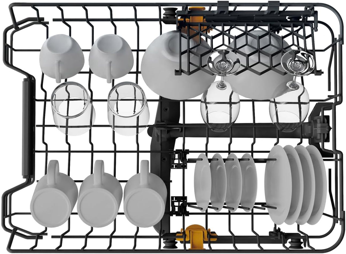 Bauknecht BK6FC11BS7A0X Vollintegrierbarer Geschirrspüler (45 cm)/ ActiveDry/Sensorprogramm/PowerClean/Besteckschublade/Hygiene-Programm/Vollwasserschutz/Multizone/Startzeitvorwahl