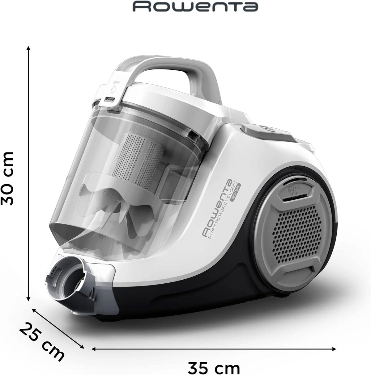 Rowenta Swift Power RO2981 Total Care – Aspiradora Sin Bolsa con Sistema Ciclónico